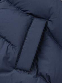 Balabala 男婴宽松连帽羽绒服，2025 年冬季商场版，保暖外套 - 深藍 - 查看 6