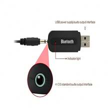 Receptor Adaptador Bluetooth USB P2 Audio - Preto - Visão 3