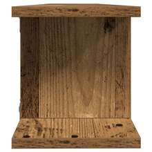 vidaXL 2 Stück Wandregale In Altholz-Optik, 105x18x20 Cm, Holzwerkstoff - Gelb - Übersicht 6