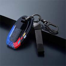 ABS Graffiti StyleCar Key Case Cover For Audi Q3 Q5 Q7 A1 A3 8P A4 B9 A5 A6 C7 8S 8W A7 A8 4M S4 S5 S6 S7 S8 RS3 RS6 SQ5 TTS TFSI