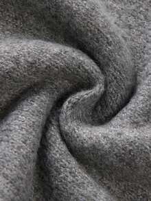 FOR BEAUTY 秋冬新款V领系带长袖针织开衫，时尚简约百搭，宽松版型毛衣外套，适合狂欢节、新年、情人节等场合。