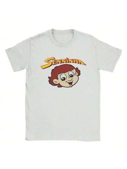 SUMMER Senninha Ayrton Sennas Cartoon Accessories men Short Sleeve Funny T Shirt Graphic Print Clothes.jpg