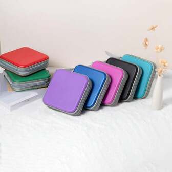 36 Card Slots CD/DVD Case, Portable CD/DVD Storage Bag, Dust-Proof Design, Suitable For Office And Home Use, Preferred By Music Enthusiasts And Movie Collectors