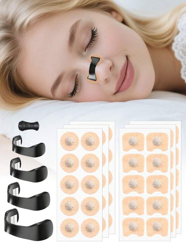 35 Pieces Nasal Dilator Nasal Strips Set - Enhance Oxygen Flow And Slightly Improve Sleep, Lightweight Anti-Sweat Nasal Strips, No Electricity Or Batteries Required, Includes 4 Sizes Of Nasal Pads, 1 Nasal Strip Holder And 30 Magnetic Nasal Strips, Perfect Gift For Family, Friends And Loved Ones,Christmas Present.10pcs