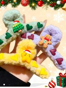 قطعة واحدة من مشبك شعر قرش أحمر كبير الحجم ذو جودة عالية مخصص للشتاء (إكسسوار شعر) - مخالب ناعمة وفراشية، مزين بنقوش زهور الكرز الرقيقة، وبلورات لامعة وإطار من سبائك عالية الجودة. مخالب سيليكون مانعة للانزلاق بقبضة قوية، ملمس دافئ صديق للبشرة، مناسب للشعر السميك/المتوسط. هدية مثالية لعيد الميلاد والعام الجديد والأعياد، تضيف سحرًا فاخرًا إلى ملابس العطلات.