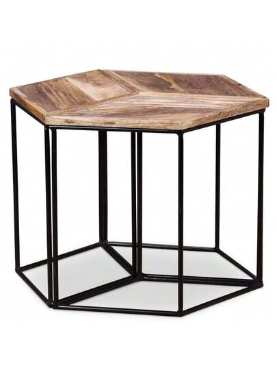 VidaXL Coffee Tafel 56x48x40 Cm Solid Mango Wood view 5