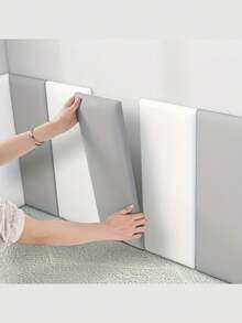 1 Stück/4 Stücke vintage, dicke, mehrfarbige, weiche selbstklebende Schaumstoff-Leder-Wandaufkleber, geruchlos, stoßfest, geeignet für Heimdekoration, Schränke, Tische, Stühle, Raumhintergrund, TV-Hintergrund, Heimdekoration, wasserfest, schmutzabweisend, leicht zu reinigen, abnehmbar, Nachttisch-Seitenwandkante Tatami-Wandkante weiche Packung Anti-Kollisions-Rückwandhalterung.