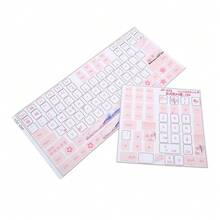 Universal English Keyboard Stickers, PVC Mechanical Keyboard Stickers With Clear Pattern For Computer Laptop Notebook Desktop{"Color":"Default"} - mặc định - Xem 1