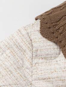 Balabala 女童羽绒服，婴儿2025年冬季商场版，保暖连帽外套 - 咖色調 - 查看 3