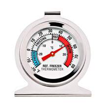 3PCS Stainless Steel Fridge Freezer Dial Thermometer Temperature Gauge Stands & Hangs - Silver - View 9