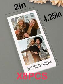 Personalized Square Fridge Magnet Sets Of 10/8/6 Pieces. Customizable Fridge Magnets; Can Be Printed With Any Design, Home Decor Photos, Or As A Gift To Capture Precious Moments. Perfect For Customized Christmas Decorations Or Halloween Keepsakes. - Multicolor - View 15