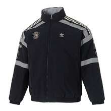 Adidas Originals Chaqueta reversible acolchada de algodón IH REV JKT M para hombre, ideal para desplazamientos diarios KC0093 - Negro - Ver 1