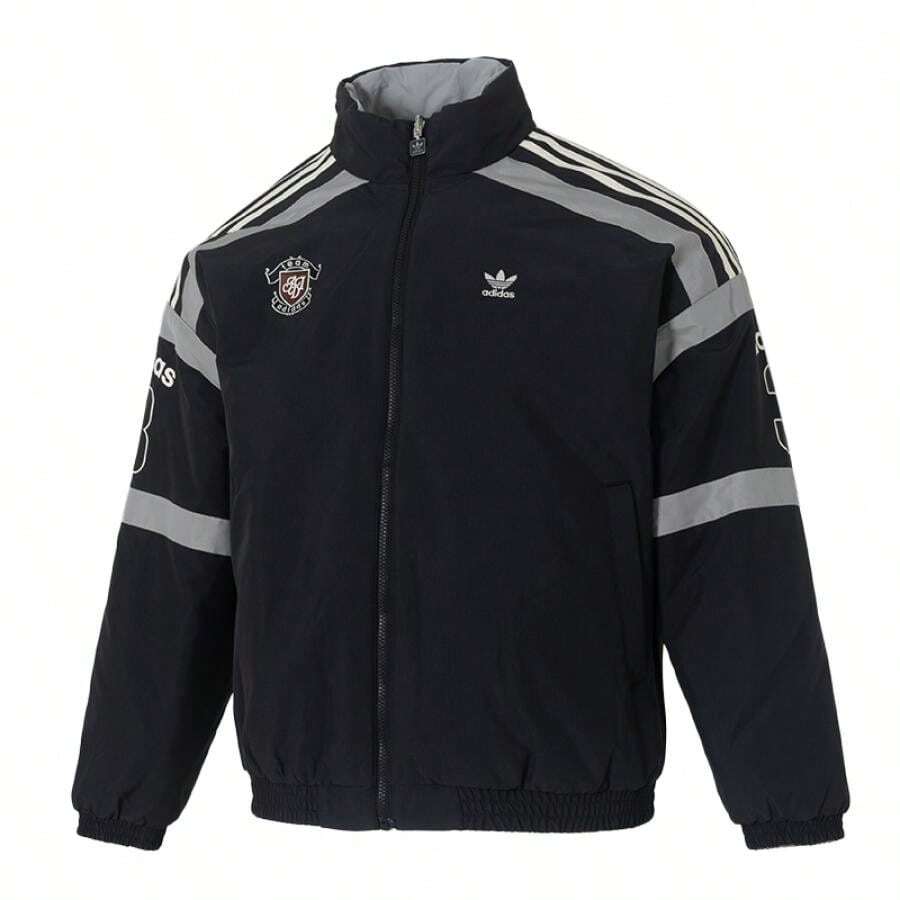 Adidas Originals Chaqueta reversible acolchada de algodón IH REV JKT M para hombre, ideal para desplazamientos diarios KC0093 - Negro - Ver 1