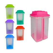 Recipiente chilero para chiles en vinagre jalapeños porta condimentos cocina vajilla resistente presentación moderna accesorios mesas familiares restaurantes tapa hermética fácil lavar almacenar - Multicolor - Ver 5