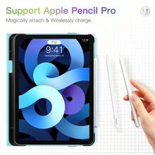Case For IPad Air 5th Generation 2022 IPad Air 4th Generation (2020) 10.9 Inch MultiAngle Viewing Protective Cover With Pencil Holder And Pocket Auto Sleep Wake Blossom