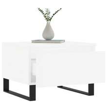 vidaXL 2 Stück Couchtische Weiß 50x46x35 Cm Holzwerkstoff - Bianco - Visualizzare 4