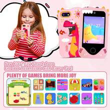 Christmas/Birthday Gift, Suitable For 3-12 Years Old Children, Dinosaur Themed Children's Mobile Phone Toy, Equipped With 2.8-Inch Touchscreen, Dual Cameras, Learning Functions, Music Player And Games, Essential Travel Toy For Kids, Includes 32GB Storage Card - Multicolor - View 7