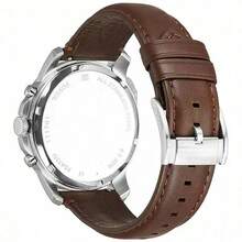 Herren Grant Chronograph Quarzuhr, Lederarmband, Drei-Zifferblatt-Anzeige, Business- und Lässig-Stil, geeignet für den täglichen Gebrauch FS4735, FS4812, FS4990, FS4991.