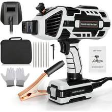 GCCSJ 110V Portable Handheld ARC Welder - IGBT Inverter Welder With 20-120A 6-Level Variable Current, Hot Start & Anti-Stick Function, Fits 3/32"-1/8" Welding Rods, Heavy-Duty Handheld Welder For Home DIY, Garage Repairs & Metalworking, Ideal Father's Day Gift For Men (Gray Silver) - 銀灰色 - 查看 12
