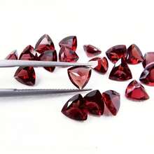 1 Elegant 5mm Triangular Garnet Artificial Gemstone, 0.48 Carat Burgundy Beads, Used For DIY Jewelry, Rings, Pendants, Earrings - Ideal Holiday Gift With GRA Certificate - 0.5克拉 - 查看 4