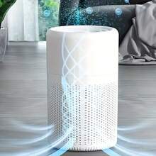 Portable USB Air Purifier With HEPA Filter And Activated Carbon - Quiet Personal Desktop Air Purifier With Blue Light Technology And Aromatherapy Function, Removes Odors And Second-Hand Smoke Dust In Home - Xiaobai Air Purifier White - View 2