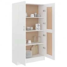 vidaXL Bücherregal Weiß 82,5x30,5x150 cm Holzwerkstoff