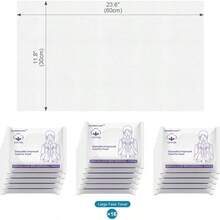 Toalla comprimida desechable extragrande de 23x 12 pulgadas, paquete de 16 toallas de viaje expandibles a granel para camping, senderismo, gimnasio, cara y cuerpo, ligera, porttil, reutilizable - blanco - Ver 5