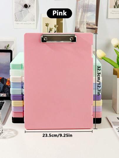 صندوق تخزين بلاستيكي ABS قياس A4 سعة كبيرة، قابل للحمل، متين، مناسب للمكتب والمدرسة والجامعة، تصنيف متعدد الموضوعات وإدارة ملفات سهلة، صندوق تخزين بكبسة واحدة، عنصر أساسي للعودة إلى المدرسة والتخزين للطلاب والمعلمين والمهنيين