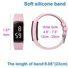 - Reloj de entrenamiento para orinal - 8 alarmas silenciosas vibratorias - Reloj de recordatorio mdico resistente al agua - con temporizador y 8 alarmas diarias, Negro -, Moderno - inicial - Ver 6