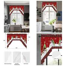 91.4An x 142.2Al cm (1 Paneles) + Muñeco de nieve rojo