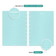 Iscool Disc Notebook Refill Lined Color Candy 100 Sheets 90g Medium - Verde - Ver 4