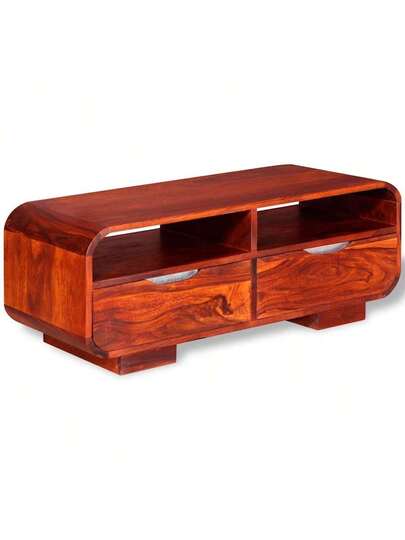 VidaXL Coffee Tafel 90x40x35 Cm Solid Acacia Wood view 5