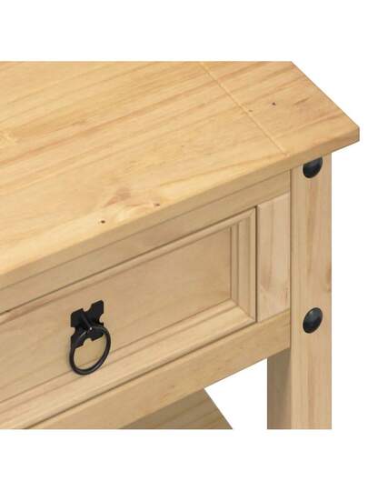 VidaXL Corona Coffee Tafel Drawers, 100x48x45 Cm, Solid Pine view 8