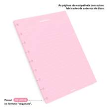 Iscool Disc Notebook Refill Lined Color Candy 100 Sheets 90g Medium - rosa - Ver 5