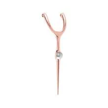 1 peça de palitos de fio dental de metal e aço inoxidável; limpador portátil de placa interdental para cuidados bucais, companheiro do fio dental; sua ferramenta portátil para cuidados dentários - Multicolorido - Ver 12
