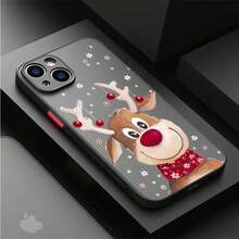 Case Cover Compatible With  15 16 Case  14 16 Pro Max Santa Claus Elk Snowman Christmas Case For  13 12 11 XS X XR 7 8 Plus Cover, Cover Compatible With  17 Case,  17 Pro Case,  17 Pro Max Case