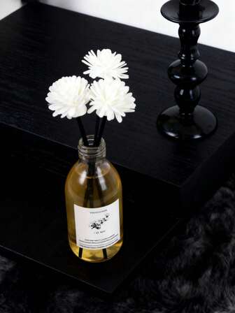 1 Stück transparente Glasflasche, langanhaltender Duft - geeignet für Zuhause, Schlafzimmer, Wohnzimmer, Badezimmer und verschiedene Anlässe. Elegante Raumdekoration, romantische Dekoration. Valentinstag Lufterfrischer, Raumduft, Lufterfrischer. Hochwertiger Autoduft, anhaltender Duft, Autoaccessoires, Duftölzerstäuber.