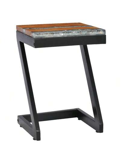 VidaXL Coffee Tafel 30x30x50 Cm Solid Teak Polyresin view 10