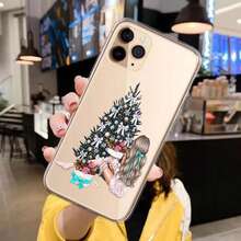 Custodia telefonica trasparente regalo di Natale e Capodanno per ragazze, compatibile con 14 13 12 11 Pro MAX XR X XS SE 7 8 6Plus, cover morbida, compatibile con custodia Galaxy S17, S17 Pro, S17 Pro Max - 03 - Visualizzare 9