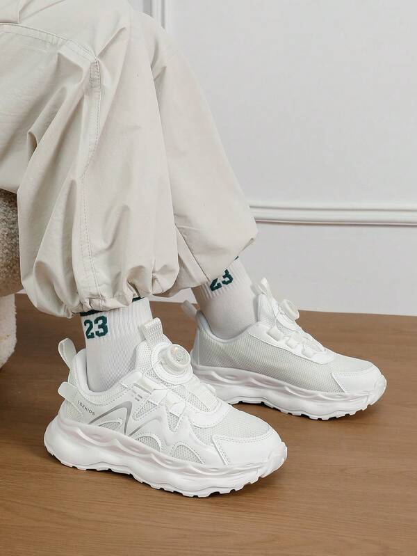 Kids' Breathable Mesh Casual Sports Shoes, Fashionable And Versatile