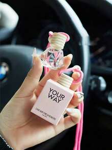 1 pieza Ambientador de coche de 8 ml, ambientador de mujer, difusor de aire para coche lindo, ambientador de hogar, ambientador de coche adecuado para armarios, interiores y exteriores para eliminar olores y realzar la fragancia, decoración de coche de mujer, ambientador de larga duración, producto de alta calidad adecuado para regalos de mujer, Día de la Madre y Día de San Valentín