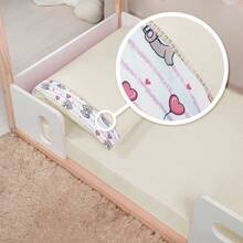 MONTESSORI Bed Sheet 2 Pieces Percale 400 Thread Count Stick Stitch Pillowcase - Straw Love Bear - View 1