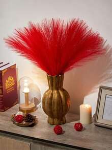 10/20/30 piezas de Pasto Pampa Artificial, Planta Artificial, Decoración de Estilo Bohemio, Decoración del Hogar, Decoración de Habitación, Relleno de Jarrones, Decoraciones de Boda, Decoraciones Navideñas, Decoraciones de Primavera