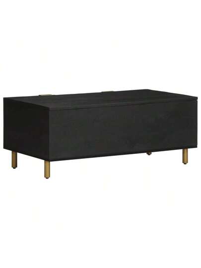 VidaXL Coffee Tafel 100x54x40 Cm Processed Wood Zwart view 6