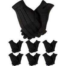 12 Pares De Guantes Fluorescentes De Nailon Para Rave Y Fiestas De Neón – Brillan Bajo Luz Negra, Ideal Para Halloween Y Festivales