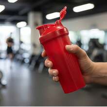 PromoClick 600ml Shaker Mixing Cup With Spill-Proof Lid, Ideal For The Gym - Black - View 2