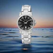Seiko PREMIER SXDF43J1 女士石英腕表 不锈钢表带 SXDF43J1 - 黑色 - 查看 5