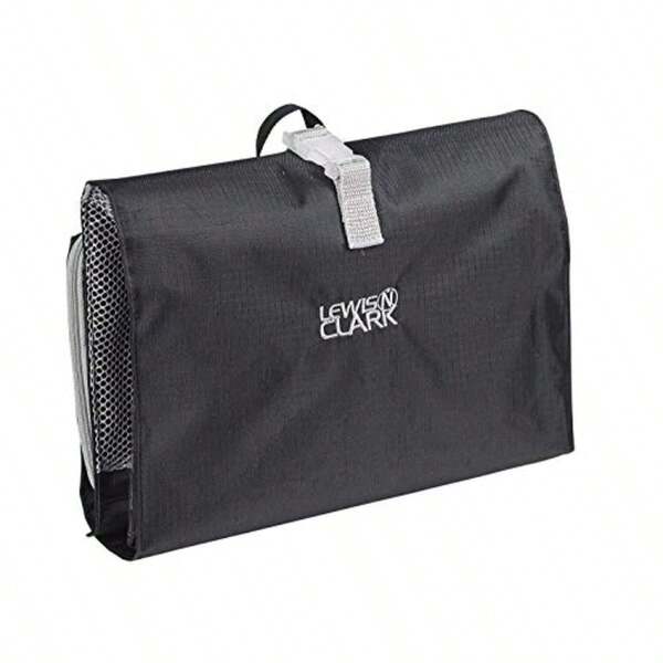 Hanging Cosmetic Storage Travel Toiletry Kit Bag Black