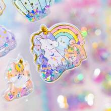 1 Set Cute Animal Phone Decor Sticker, Penguin, Fish, Hamster, Shell, Glitter 3D Shaking Diamond, Suitable For Phone Case Accessories - Ideal Christmas Gift, Phone Case Sticker, Phone Sticker, Phone Accessories, Holiday Gift, Phone Decoration, Animal Theme, Glitter Sticker, Self-Adhesive, Glossy Surface, Shaking Sticker, Gift Shoppers, Craft Enthusiasts [Random Style, Random Cardboard Shipping, Color Difference] - Multicolor - View 4