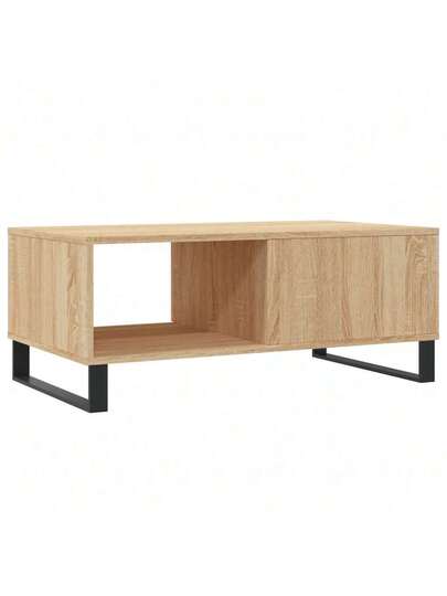 VidaXL Coffee Tafel 90x50x36.5 Cm Processed Wood Sonoma Oak view 8